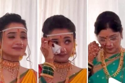 Watch: Marathi Actor Hruta Durgule Gets Emotional at Her Wedding