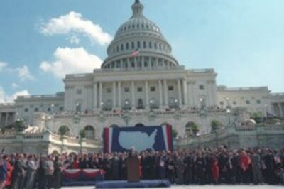 Historic veto showdown with Bush