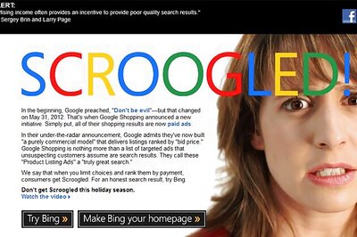 Microsoft ads deride Google as bad place to shop