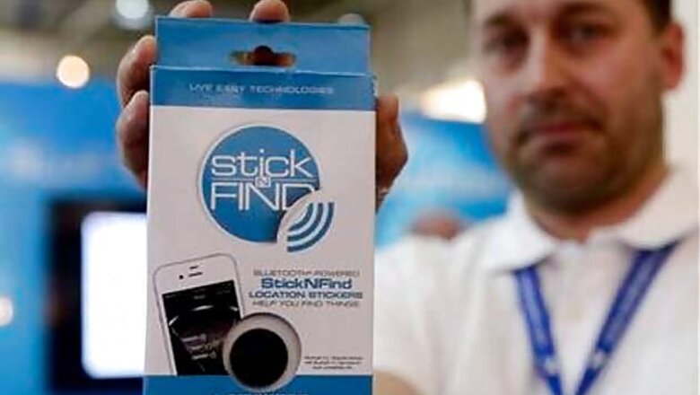 Smart stickers let you find things by phone