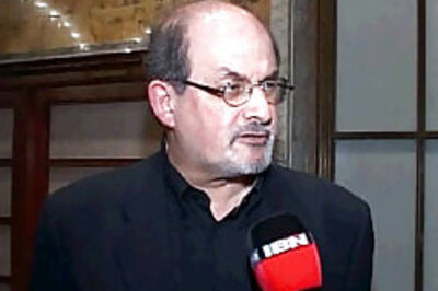 No splitsville for Rushdie and wife