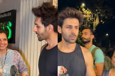Kartik Aaryan Mobbed By Fans Outside Of His Gym, Greets Them Before Heading Out In His Car; Watch