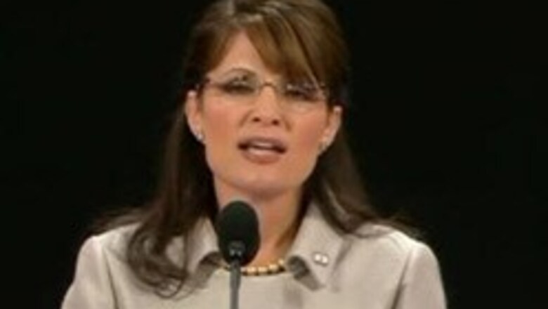 Palin blames Bush policies for Republicans' defeat