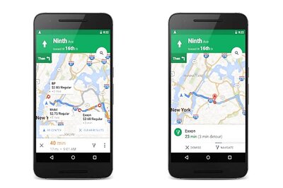 Google Maps now lets you easily reroute your journey to pick up stuff on the way