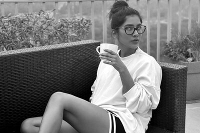 Nabha Natesh Channels Sporty Elegance In Oversized Hoodie And Black Shorts