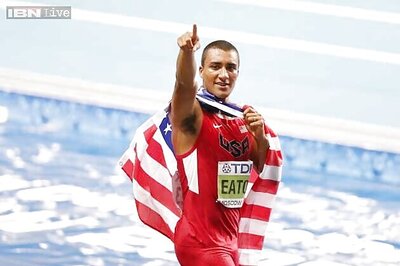 Ashton Eaton wins decathlon world title