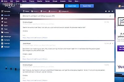 Yahoo email gets Gmail-like conversation view, themes, also 1TB storage