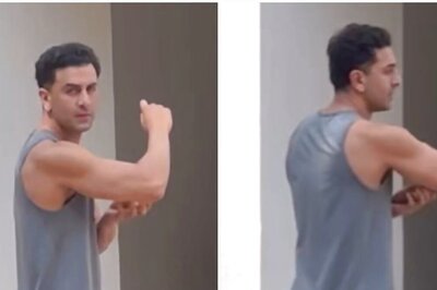 Ranbir Kapoor Spends Sunday at Home Amid Ramayana Legal Trouble, Spotted Stretching Out | Watch