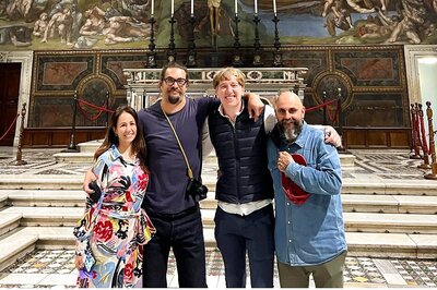 Jason Momoa Apologizes for Taking Pictures Inside Sistine Chapel