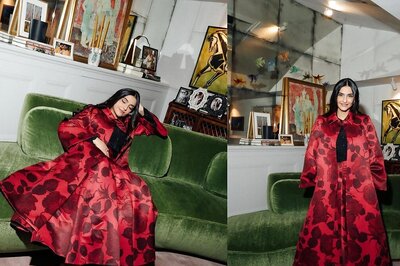 Sonam Kapoor Celebrates Mother's Day In UK In A Classy Three-Piece Skirt Set