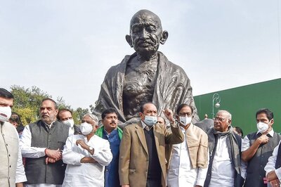 Opposition Parties Stage Protest in Parliament Complex Against Suspension of 12 Rajya Sabha MPs