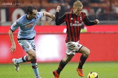 AC Milan held by Torino, Cagliari upset Fiorentina in Italy