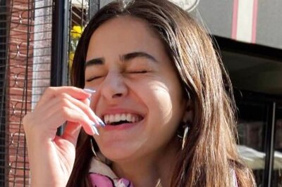 Ananya Panday Looks Cute in Bomber Jacket, Gives Glimpse of Her Mood
