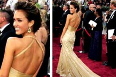 Revealing gowns catch Oscar's eye