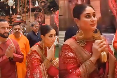 Saif Ali Khan Offers Prayers, Kareena Kapoor Makes a Special Wish at Ambani's Ganpati Puja; Watch