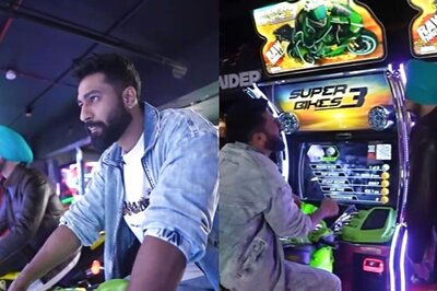 Vicky Kaushal And Ammy Virk Enjoy Bike Race While Promoting Bad Newz, Fans React; Watch