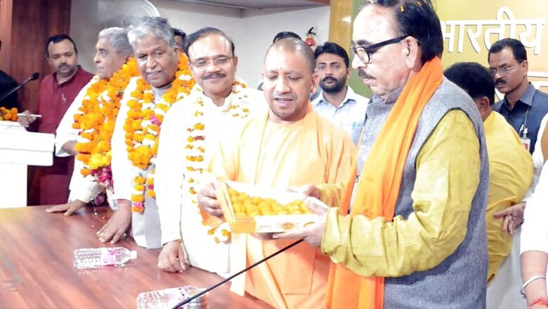 Samajwadi Party Questions Yogi Over Victory Laddoos During Navratri