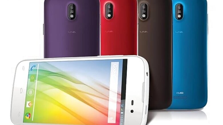 Lava Iris 450 Colour with interchangeable colourful back panels launched in India at Rs 7,999