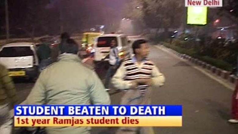 Delhi student beaten to death, no FIR yet