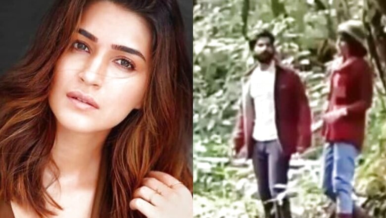 Kriti Sanon Jokingly Pushes Varun Dhawan in the River, the Latter Loses Balance