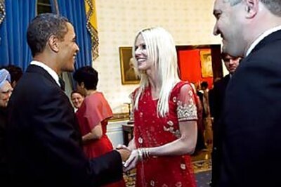 Gatecrashers shook hands with Obama at state dinner