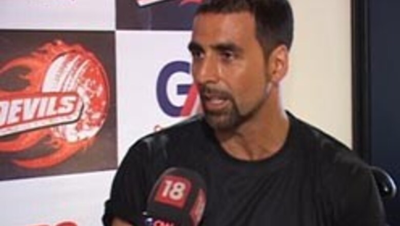 In Pics: Akshay Kumar on the IPL wagon