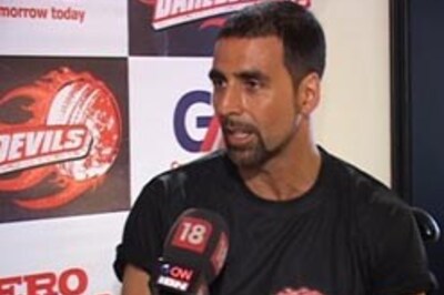 In Pics: Akshay Kumar on the IPL wagon