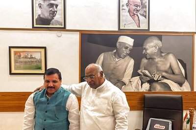 AAP Leader Sanjay Singh Meets Kharge, Pitches For Common Minimum Programme For INDIA Bloc