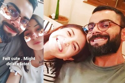 Anushka Sharma, Virat Kohli Look Super Cute as They Goof Around with Insta Filter