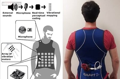 VEST: A special clothing that can let the deaf 'hear,' allow wearers feel what is happening online