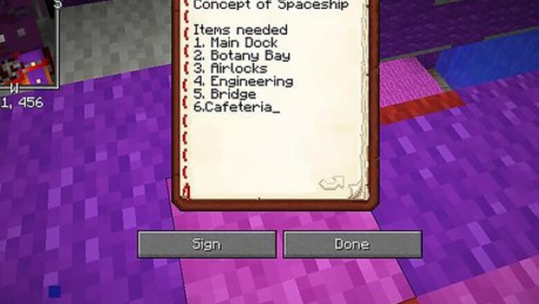How to Build a Minecraft Spaceship