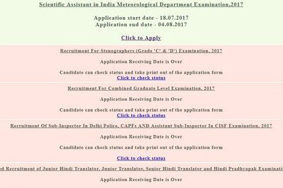 SSC Recruitment: Application For Scientific Assistant in India Meteorological Department Examination Starts on ssconline.nic.in