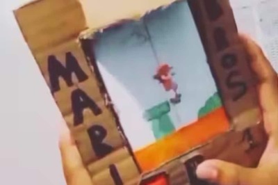 Watch: Venezuelan Kid Recreates Super Mario Video Game With Cardboard Box