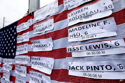 US: Two funerals begin a sad procession in Connecticut