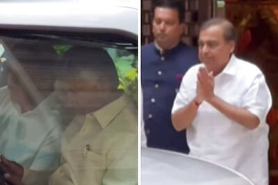 Anant-Radhika Wedding Festivities: Mukesh Ambani Sees Off Andhra CM Chandrababu Naidu