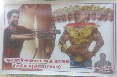 Posters in Amethi Depict Rahul Gandhi as Lord Rama, Modi as Ravan