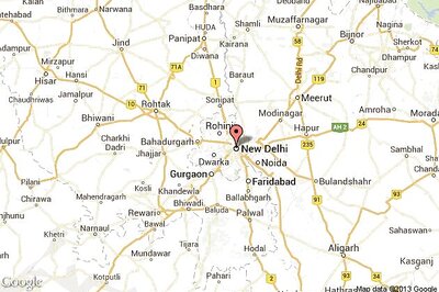 Suspended TDP MPs launch dharna to protest against Andhra bifurcation