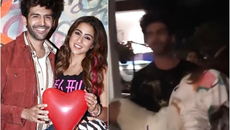 Kartik Aaryan Carries Sara Ali Khan in His Arms as They Promote Love Aaj Kal