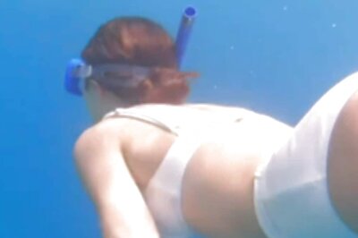 Watch: Ananya Panday Gives Mermaid-like Vibes in White Bikini