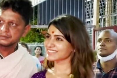 Samantha Akkineni Seeks Blessings in Tirumala Temple, Poses for a Picture; Take a Look