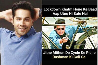 Varun Dhawan Shares Hilarious Meme Featuring Mithun Chakravorty from Gunda