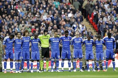 Chelsea 'embarrassed' by fans at Wembley