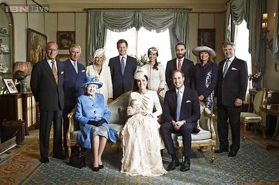 Official photo shows rare British royal gathering