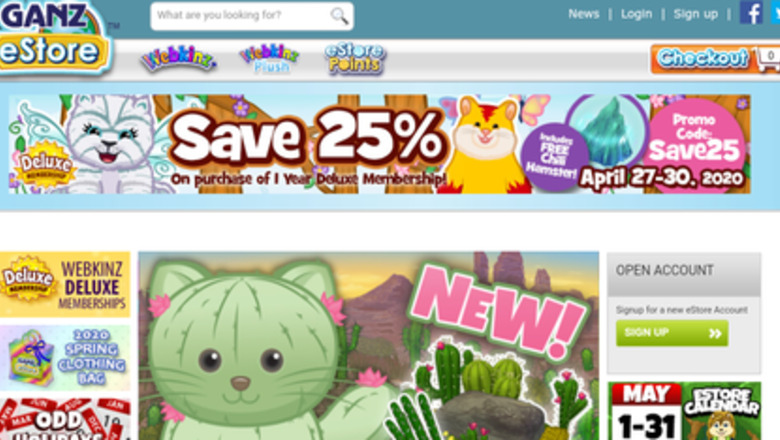 How to Create a Ganz eStore Account