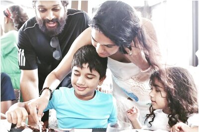 Allu Arjun Celebrates 7th Birthday of Son Ayaan with Family, Posts Picture on Instagram