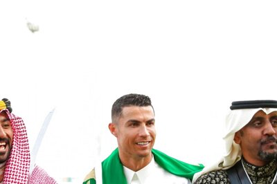 Watch: Cristiano Ronaldo Dons Traditional Attire, Wields Sword During Saudi Founding Day Celebrations