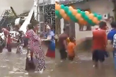 Wholesome Video Shows Vadodara Residents Performing Garba In Flooded Street