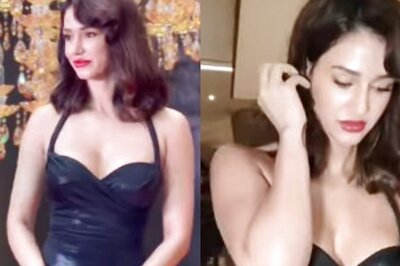 Disha Patani Makes Heads Turn In Black Bodycon Dress, Fans Call Her ‘Hottie’; Watch Video