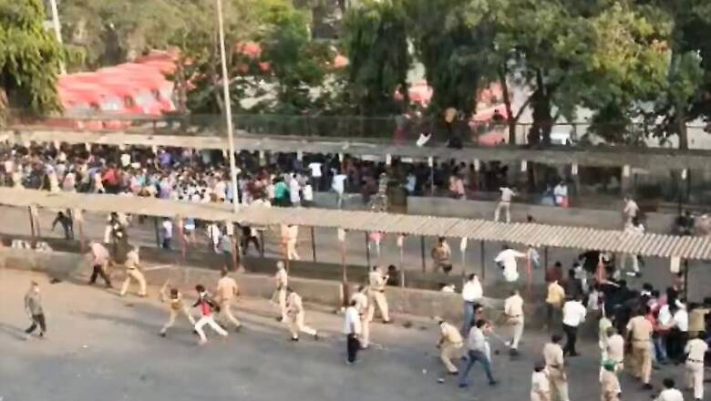 Thousands of Migrant Workers Protest at Mumbai Bus Stand Amid Lockdown, Lathicharged by Cops