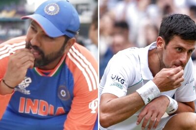 WATCH: After Winning T20 World Cup 2024, Rohit Sharma Tastes Barbados Pitch; Fans Draws Similarities With Novak Djokovic